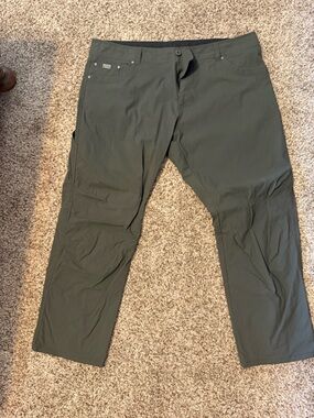 Men's Grey Stretch Casual Pants